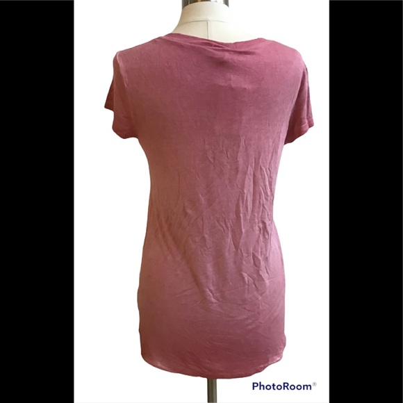 Cable & Gauge Tops Cable Gauge Vneck Tee With Swing Hem Poshmark